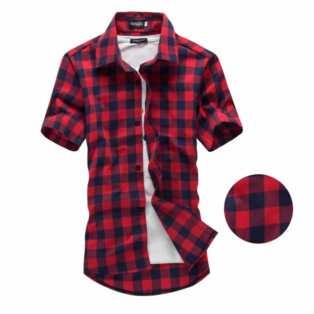 Checkered Shirts Short Sleeve Shirt